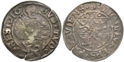 World Coins - Germany, Passau. Wigileus Fröschl von Marzell. 1516. AR Batzen. VF. Very rare.