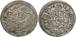 World Coins - Poland, Wroclaw. Franciszek Ludwik. 1693. AR Grosik. UNC.