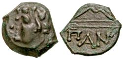 Ancient Coins - Tauric Chersonesos, Pantikapaion. Ca. 304-250 B.C. AE 17.