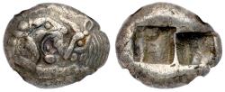 Ancient Coins - Kings of Lydia. Time of Cyrus-Darios I. Silver Siglos (5.30 g), ca. 550/39-520 BC.