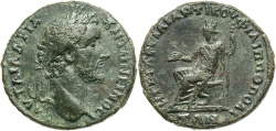 Ancient Coins - Thrace, Philippopolis. Antoninus Pius. A.D. 138-161. Æ. Gargilius Anticus, governor. Good VF, dark green patina.