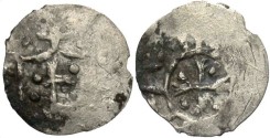 World Coins - Russia / Lithuania. Vladimir Olgerdovich. 1362-1394. AR denarius. VF. Very rare.