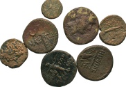 Ancient Coins - [Greek]. Lot of seven Æ of Pontos.