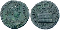Ancient Coins - Pontus, Neocaesarea. Gallienus. Æ Tetrassarion 31 mm, AD 253-268 CY 200 (AD 263/4).