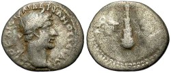 Ancient Coins - Caesarea, Cappadocia. Hadrian. A.D. 117-138. AR hemidrachm. Toned, near VF.