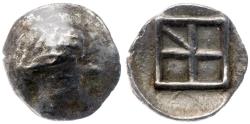 Ancient Coins - Crete, Kydonia. Silver Diobol (1.43 g), early 2nd century BC.