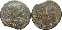 Ancient Coins - Mysia, Pergamum, Caracalla. A.D. 198-217. Æ medallion. Fine, brown patina.
