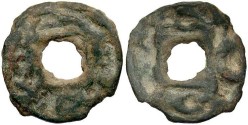 Ancient Coins - Sogd, Samargand, Ikshid Turger. A.D. 738-775. AE Cash. Fine.