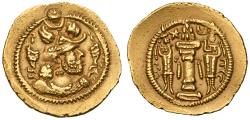 Ancient Coins - Sasanian Empire. Peroz (AD 457/9-484). Gold Light Dinar (4.18 g).