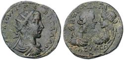 Ancient Coins - Cilicia, Seleuceia ad Calycadnum. Trebonianus Gallus. Æ 35. AD 251-253