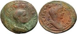 Ancient Coins - Syria, Seleucis & Pieria, Antioch, Philip II. A.D. 247-249. AE 32. Fine.