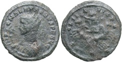 Ancient Coins - Probus. A.D. 276-282. Æ antoninianus. Near Fine, dark green patina.