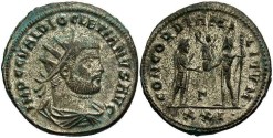 Ancient Coins - Diocletian. 284-305 AD. Silvered Antoninianus.