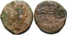 Ancient Coins - Bosporus Kingdom, Asander. 50-47 B.C.. Æ 25 mm. Fine.