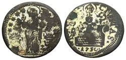 World Coins - Ragusa. 1750. Grosso. Gilt. Fine.