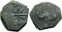 Ancient Coins - Manuel I. 1143-1180. Æ tetarteron. Thessalonica. VF.