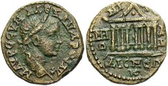 Ancient Coins - Bithynia, Nicomedia. Severus Alexander. A.D. 222-235. Æ 18 mm. Good VF, orichalcum surfaces.