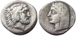 Ancient Coins - Islands off Caria, Kos. Silver Didrachm (6.17 g), ca. 345-340/30 BC