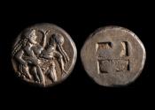 Ancient Coins - Thrace, Thasos Ar Stater, c. 510-463 BC.