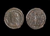 Ancient Coins - Maximianus Ae Follis, 307-308 AD
