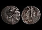 Ancient Coins - Demetrios III Ar Tetradrachm, c.95/4 BC