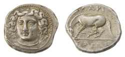 Ancient Coins - Thessaly, Larissa Ar. drachm