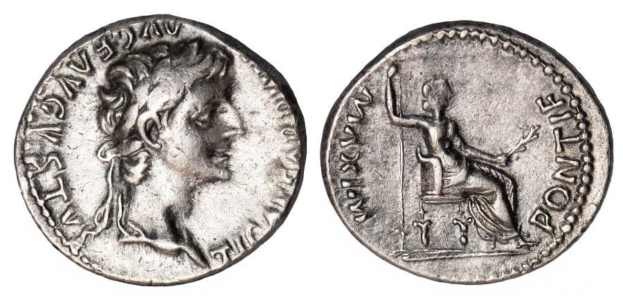 Tiberius Ar. denarius | Roman Imperial Coins