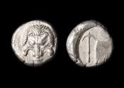 Ancient Coins - Samos, Ionia Ar Tetradrachm, c. 477/6-461/0 BC
