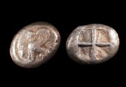 Ancient Coins - Chios, Ionia Ar Didrachm, c. 490-435 BC