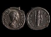 Ancient Coins - Plautilla Ar Denarius, 203 AD