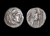 Ancient Coins - Alexander III the Great Ar Drachm, 301-296 BC