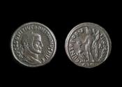 Ancient Coins - Domitius Domitianus Ae1, 295-296 AD