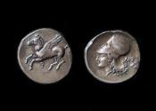 Ancient Coins - Corinth Ar Stater, c. 345-307 BC