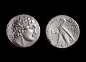 Ancient Coins - Ptolemy VI Philometor Ar Tetradrachm, 164/3 BC