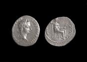Ancient Coins - Tiberius Ar Denarius, ‘Tribute Penny'