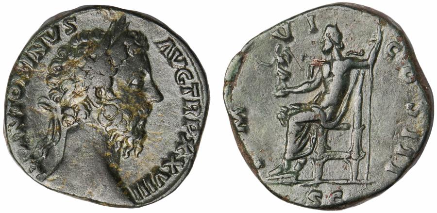Marcus Aurelius Ae. sestertius (173 - 174 AD) | Roman Imperial Coins