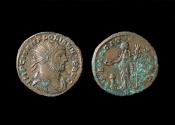 Ancient Coins - Florian Ae Antoninianus, 276 AD