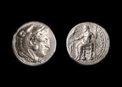 Ancient Coins - Alexander III the Great Ar Tetradrachm, 327-323 BC - Lifetime Issue
