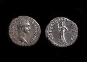 Ancient Coins - Domitian Ar Denarius, 90-91 AD