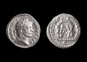Ancient Coins - Maximianus Ar Argenteus, 295-297 AD