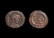 Ancient Coins - Valentinian II Ae4, 378-383 AD