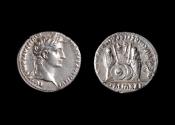 Ancient Coins - Augustus Ar Denarius, 2BC-4AD