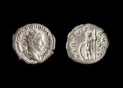Ancient Coins - Volusian Ar Antoninianus, 251-253 AD
