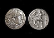Ancient Coins - Alexander III the Great Ar Drachm, 323-319 BC