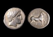 Ancient Coins - Phalanna, Thessaly Ar Drachm, c. 400-344 BC
