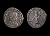 Ancient Coins - Diocletian Ae Follis, 307 AD