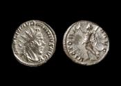 Ancient Coins - Marius Silvered Ae Antoninianus, 269 AD