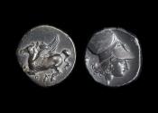 Ancient Coins - Corinthia, Corinth Ar Stater, c.345-307 BC
