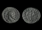 Ancient Coins - Allectus Ae Antoninianus, 293-296 AD.