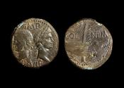 Ancient Coins - Augustus and Agrippa Ae As, c. 10 BC – 10 AD